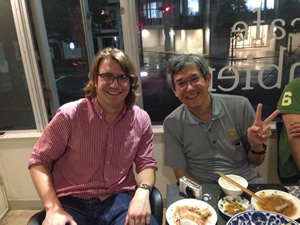 Cole with Prof. Saito